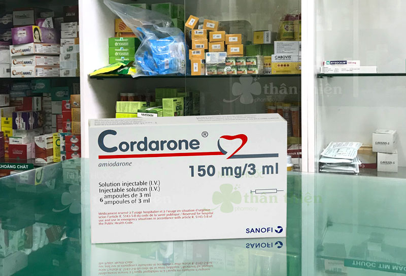 Cordarone 150mg/3ml, điều trị một số rối loạn nhịp tim nặng