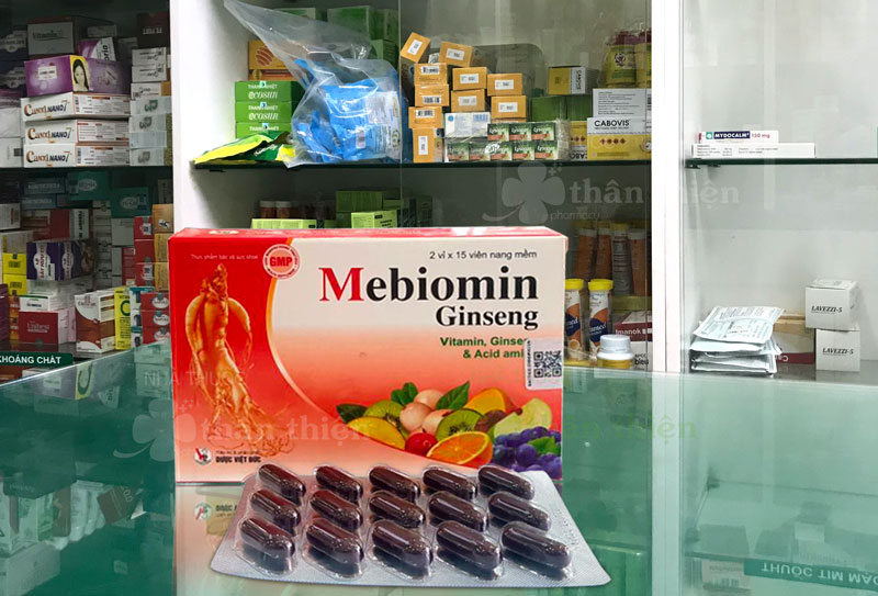 Mebiomin Ginseng, hỗ trợ bồi bổ cơ thể, nâng cao sức đề khàng
