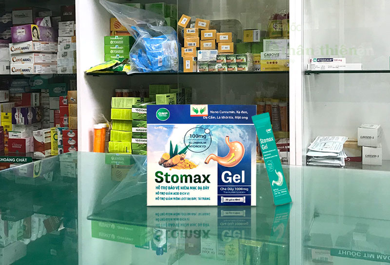 Stomax Gel, hỗ trợ bảo vệ niêm mạc dạ dày, hỗ trợ giảm acid dịch vị