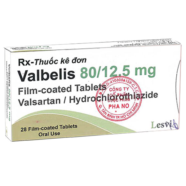 Valbelis 80/12.5mg, điều trị tăng huyết áp ở người lớn