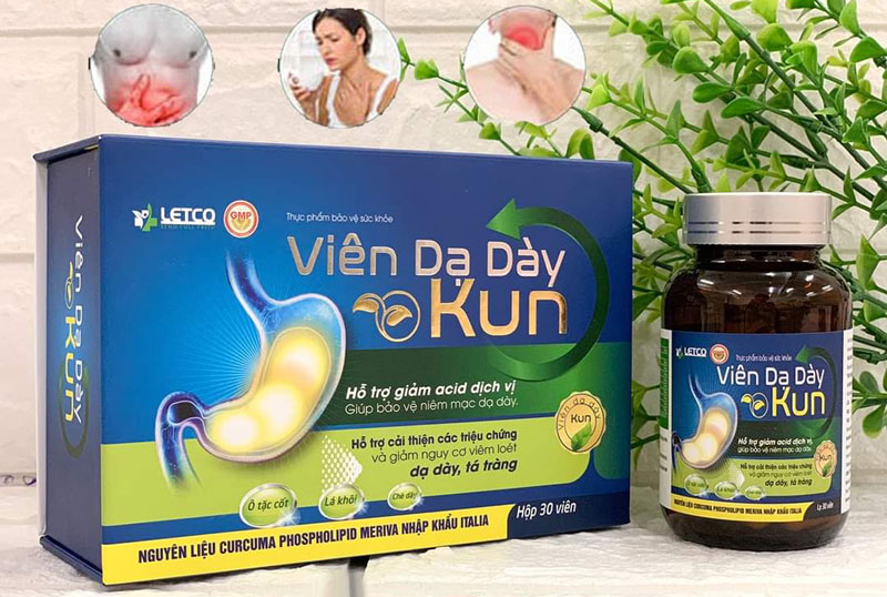 Hình ảnh sản phẩm Viên Dạ Dày Kun đang có bán tại nhà thuốc