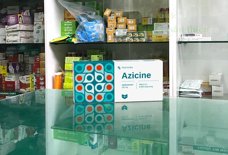 Azicine, điều trị nhiễm khuẩn dùng toàn thân ở người lớn và trẻ em