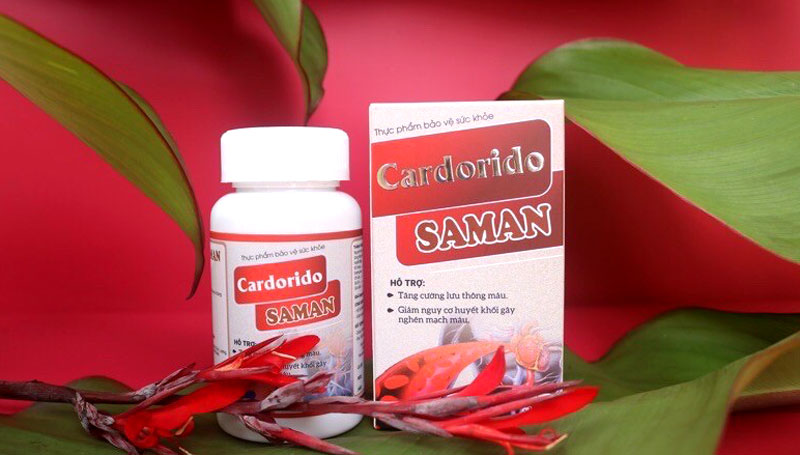 Cardorido Saman, hỗ trợ giảm nguy cơ hình thành huyết khối