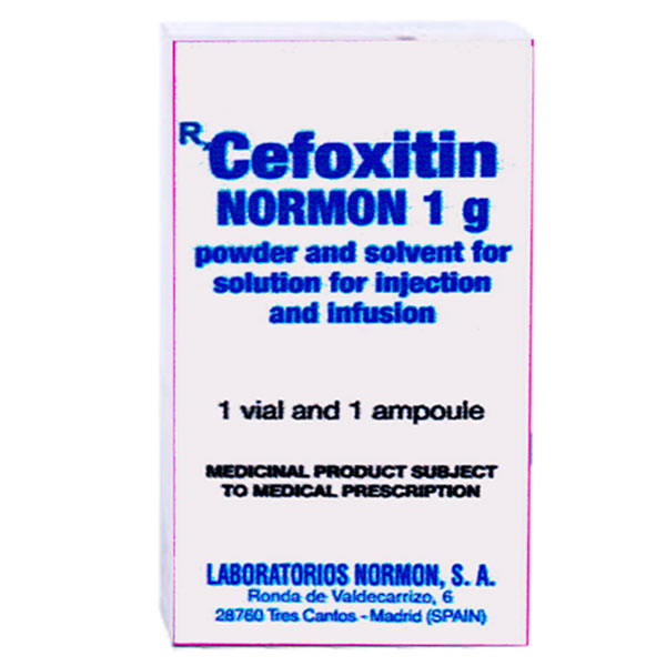 Cefoxitin Normon 1g, điều trị nhiễm trùng phổ rộng ở người lớn và trẻ em