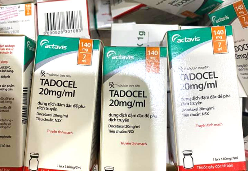 Tadocel 20mg/ml, điều trị các bệnh ung thư như ung thư vú, ung thư phổi