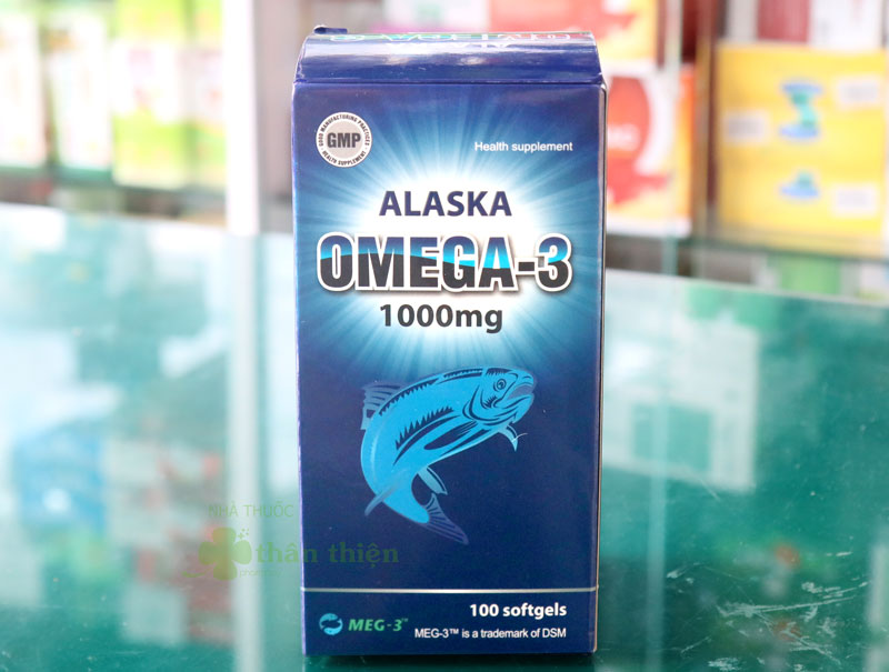 Hình ảnh sản phẩm Alaska Omega-3 1000mg đang có bán tại Nhà Thuốc Thân Thiện