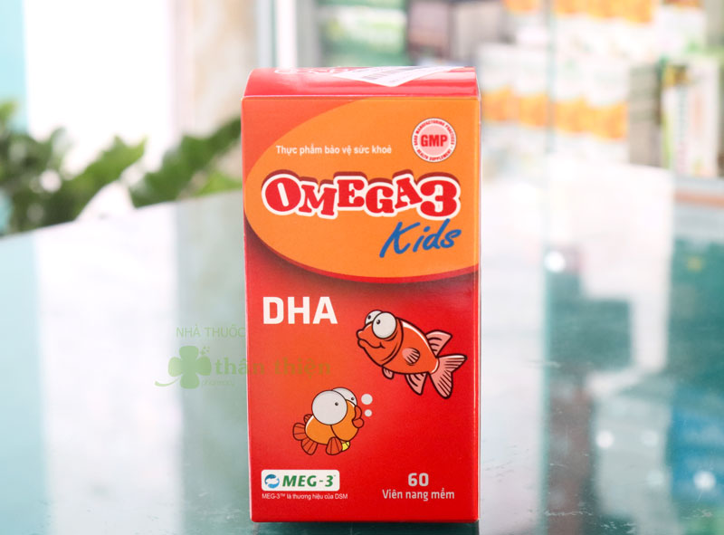 Omega3 Kids DHA, hỗ trợ phát triển não bộ, cải thiện thị lực