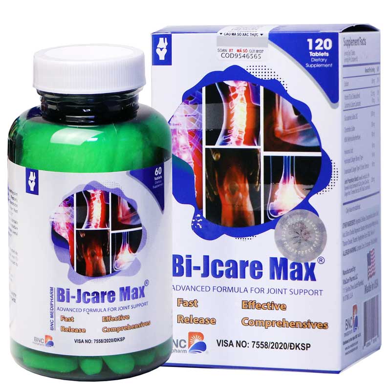 Bi-Jcare Max, hỗ trợ giảm nguy cơ thoái hóa khớp, mua ở đâu, giá sao?