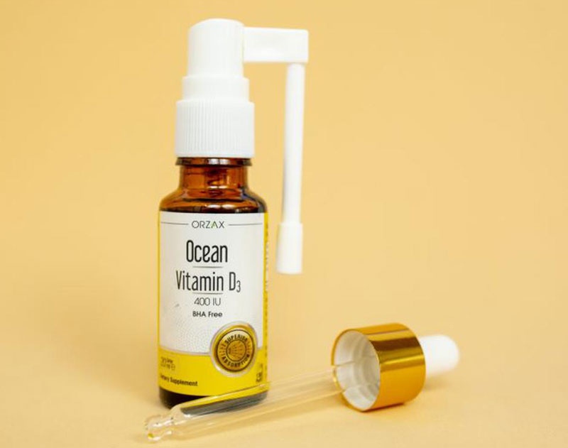 Ocean Vitamin D3 Spray 400IU, hỗ trợ tăng cường hấp thu canxi