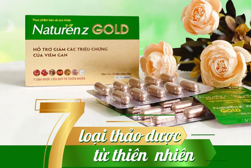 Naturenz Gold, hỗ trợ giải độc gan, tăng cường chức năng gan