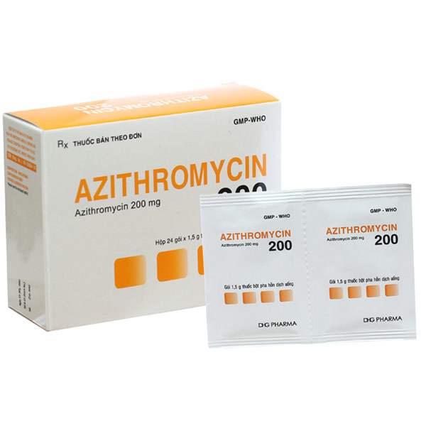 Azithromycin 200mg I U Tr D Ng Trong C C Tr Ng H P Nhi M Khu N   Dgm Nttt Thuoc Azithromycin 200mg 