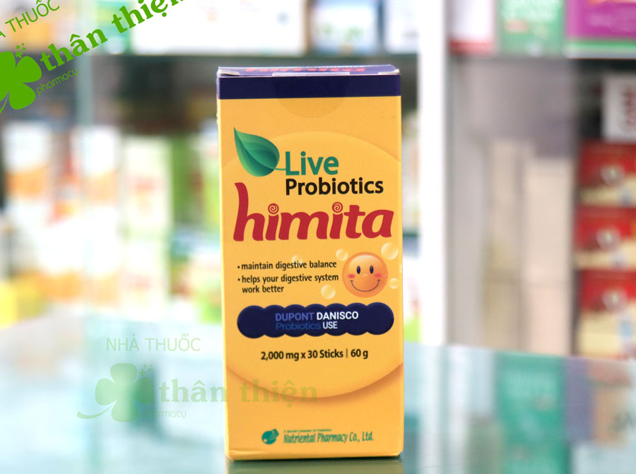 Hình ảnh sản phẩm Live Probiotics Himita đang có bán chính hãng tại Nhà Thuốc Thân Thiện