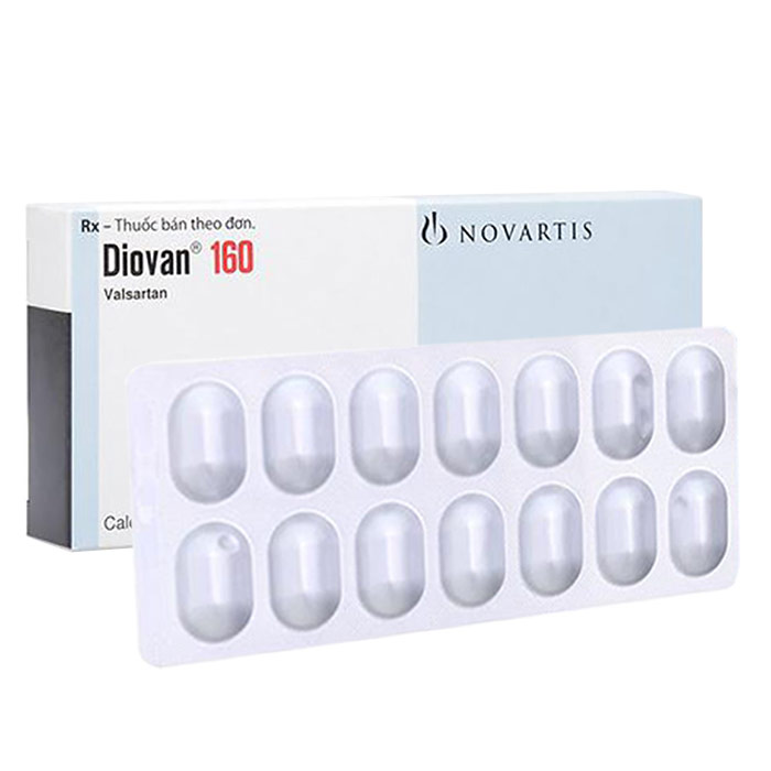 Diovan 160mg điều trị tăng huyết áp, suy tim và sau nhồi máu cơ tim