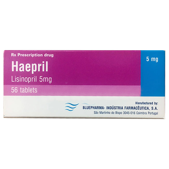 Haepril 5mg điều trị nhồi máu cơ tim cấp, điều trị tăng huyết áp