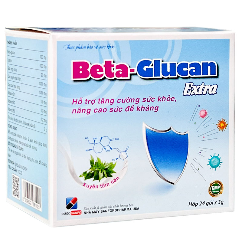 Beta-Glucan Extra, hỗ trợ nâng cao sức đề kháng, tăng cường sức khoẻ
