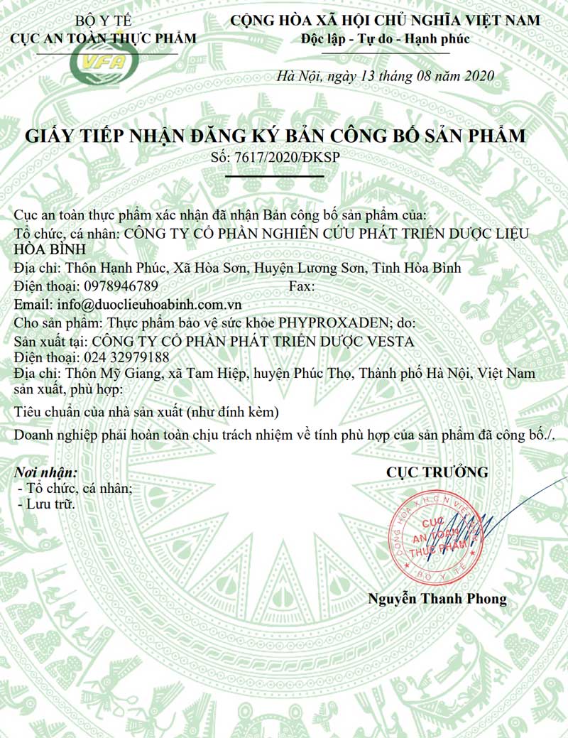 Công bố sản phẩm