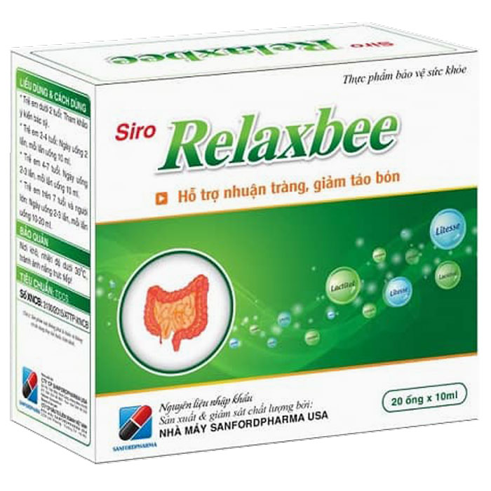 Relaxbee, hỗ trợ nhuận tràng, giúp giảm các triệu chứng táo bón