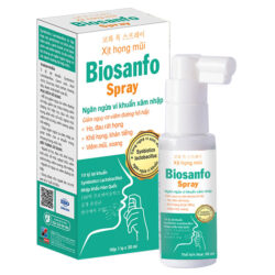 Xịt họng mũi Biosanfo Spray