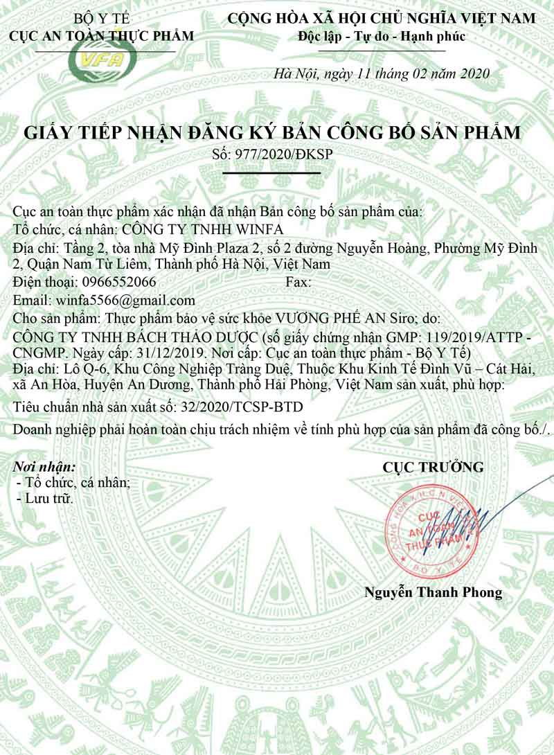 Công bố sản phẩm