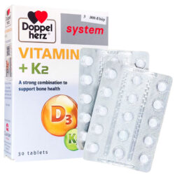 Vitamin D3 + K2 DoppelHerz