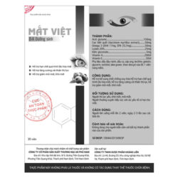 Mắt Việt D-A dưỡng sinh