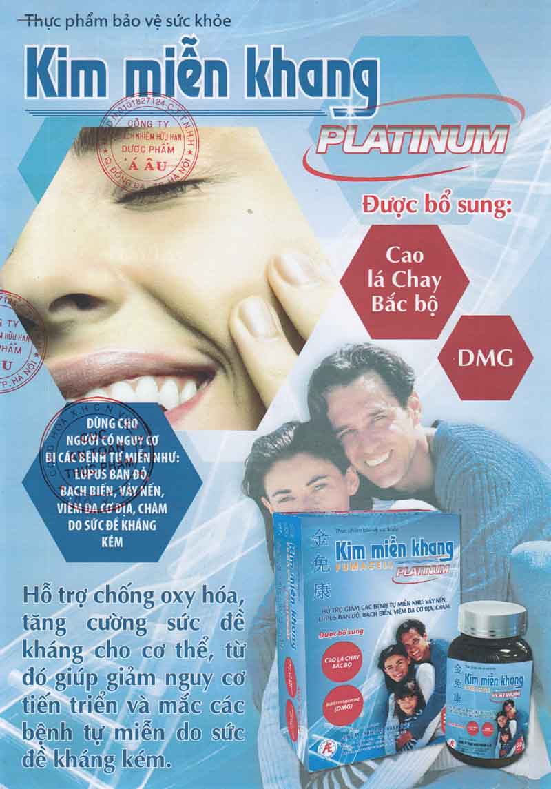 Tờ rơi quảng cáo Kim Miễn Khang Platinum