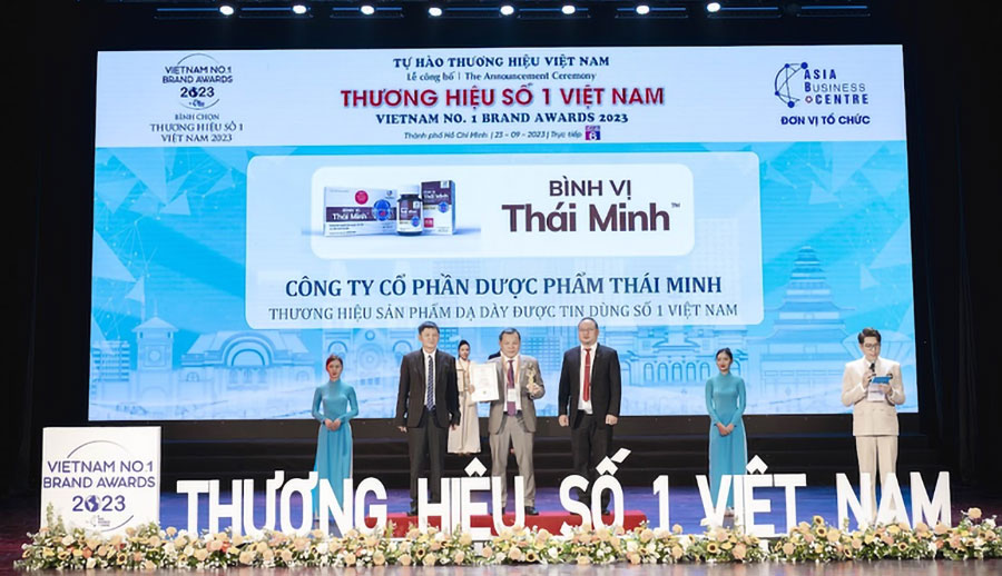 TPBVSK Bình Vị Thái Minh tự hào là sản phẩm dạ dày được tin dùng số 1 Việt Nam