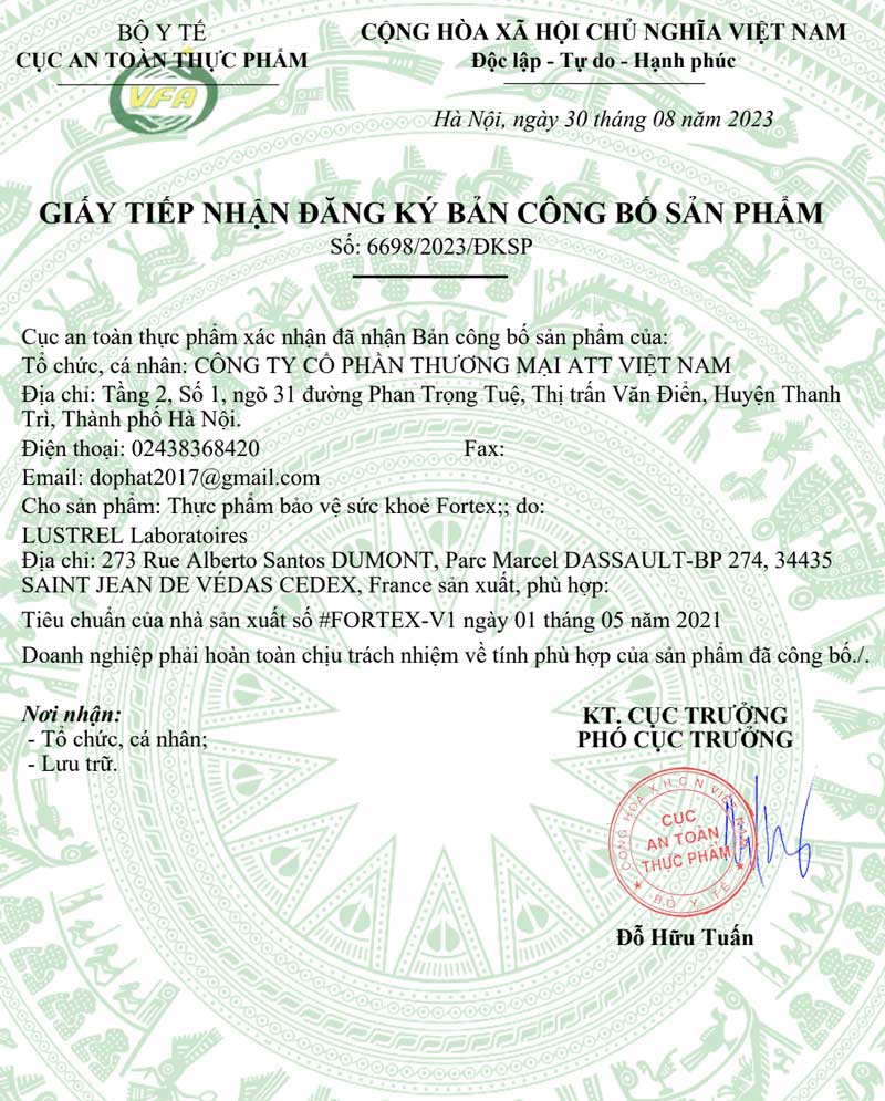 Công bố sản phẩm