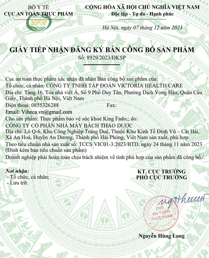 Công bố sản phẩm