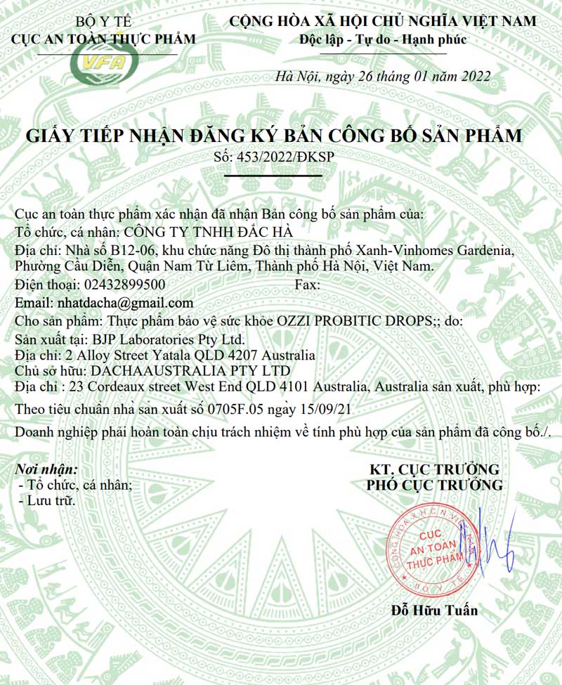 Công bố sản phẩm
