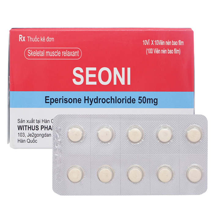Seoni Std Code Seoni 50mg, điều trị co cứng sau đột quỵ