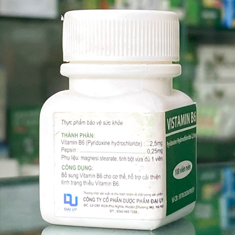 Vistamin B6, Hỗ trợ cải thiện tình trạng thiếu Vitamin B6!