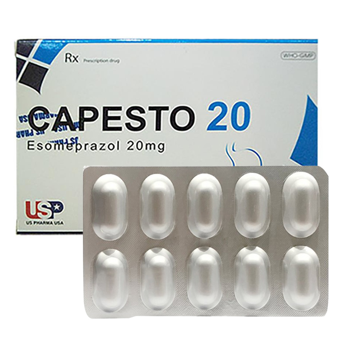 CAPESTO 20, điều trị trào ngược dạ dày, loét dạ dày tá tràng